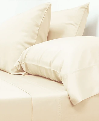 Cariloha Classic 4-Piece Twill Sheet Set | | Queen | Viscose Material |Extra soft, Cooling for Hot Sleepers