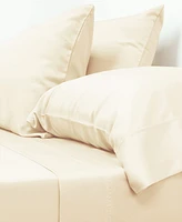 Cariloha Classic 4-Piece Twill Sheet Set | | Queen | Viscose Material |Extra soft, Cooling for Hot Sleepers