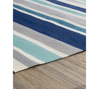 Surya Maritime Mtm-1011 Dark Blue 2' x 3' Indoor/Outdoor Area Rug