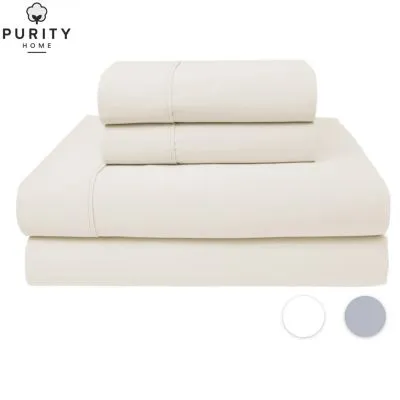 1000 Thread Count Luxurious Egyptian Cotton Infinity Sateen Sheet Set Pillowcases