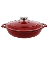 Chasseur French Enameled Cast Iron Qt. Braiser with Lid