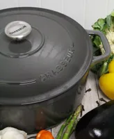 Chasseur French Enameled Cast Iron Qt. Round Dutch Oven