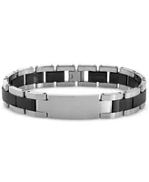 Men's Id Bracelet in Tungsten