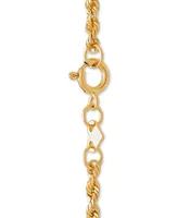 Rope Chain 18" Necklace (1-3/4mm) in 14k Yellow Gold