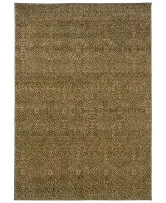 Closeout! Oriental Weavers Casablanca 4441C Beige/Blue 1'10" x 3'3" Area Rug