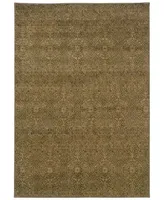 Closeout! Oriental Weavers Casablanca 4441C Beige/Blue 1'10" x 3'3" Area Rug