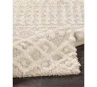 Livabliss Urban Shag Usg-2303 Cream 2' x 3' Area Rug