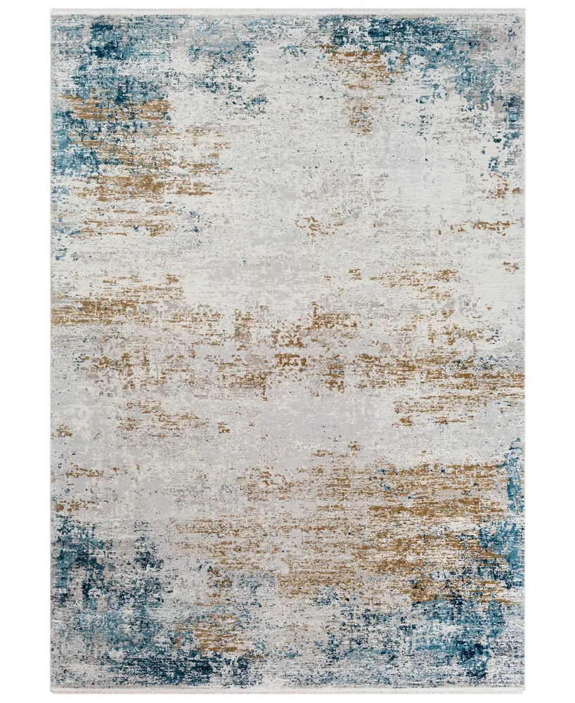 Surya Solar Sor-2301 Sky Blue 2' x 3' Area Rug