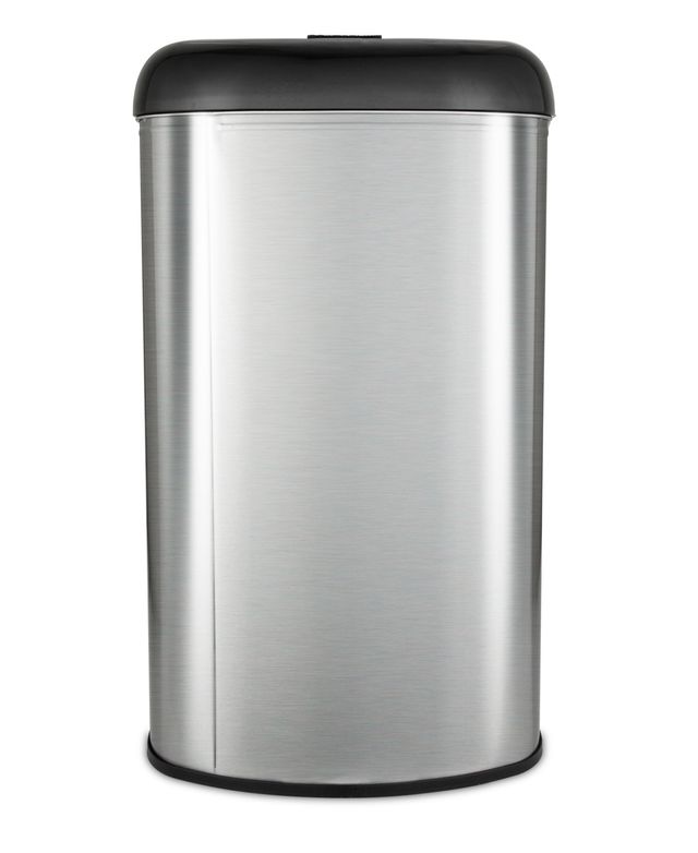 Nine Stars 13.2 Gallon Open Top Trash Can with Black Lid