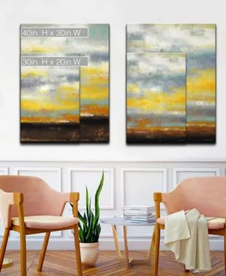 Ready2hangart Brushed Sunset I Ii 2 Piece Canvas Wall Art Collection