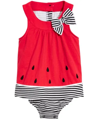 First Impressions Baby Girls Watermelon Sunsuit, Created for Macy's