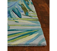 Kas Sparta Montego 3156 Gray/Blue 2'6" x 10' Runner Area Rug