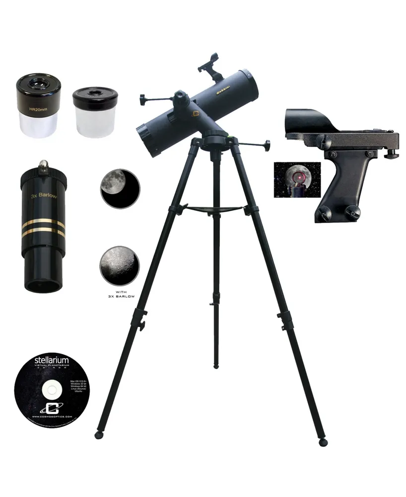 Cassini 640 X 102mm Tracker Mount Astronomical Telescope and Red Dot Finderscope