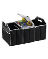 Picnic at Ascot 3 Section Folding Trunk, Tailgate, Shopping Organizer and Cooler