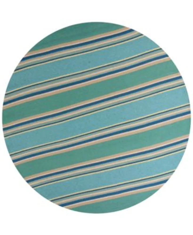 Kas Harbor Stripes 4230 Ocean Indoor Outdoor Area Rug