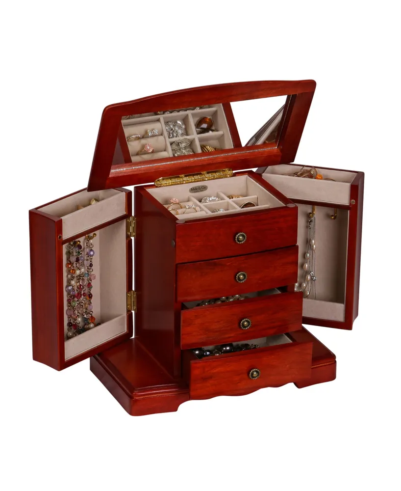 Mele & Co. Harmony Wooden Jewelry Box