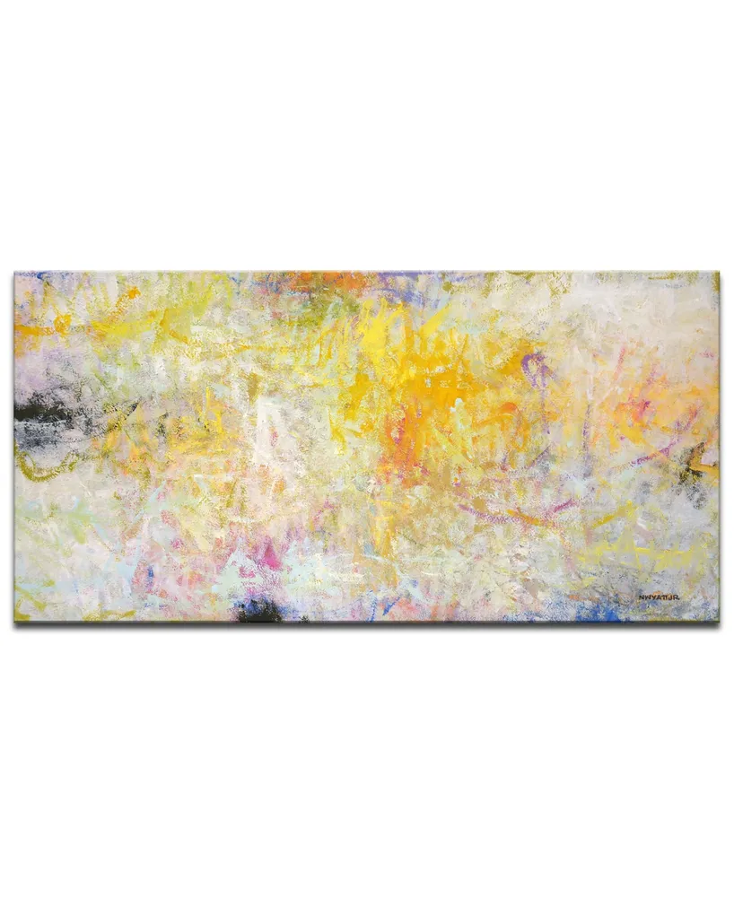 Ready2HangArt 'Satisfied' Abstract Canvas Wall Art