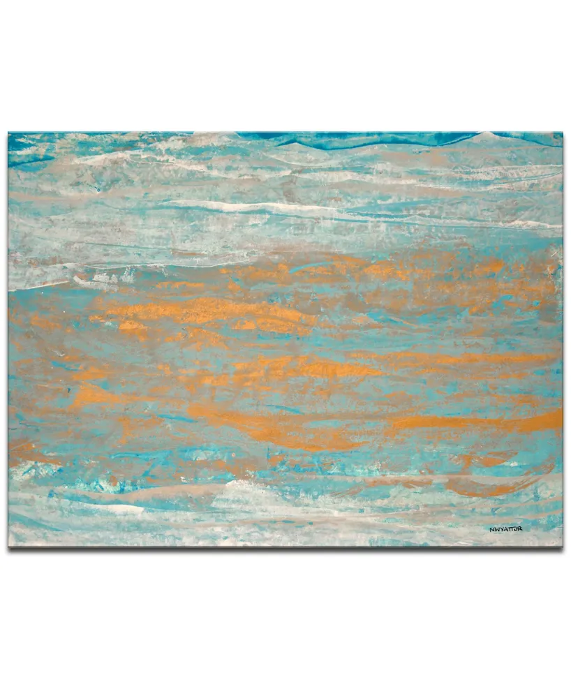 Ready2HangArt 'Dazzling Water I' Abstract Canvas Wall Art