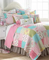 Levtex Vintage Rose Garden -Pc. Quilt Set