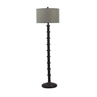 Fangio Lighting's 1597ORB 63" Metal Stacked Floor Lamp