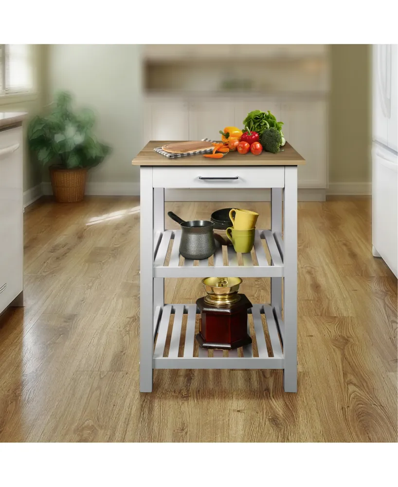 Sunrise Kitchen Island with American Maple Top