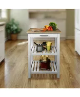 Sunrise Kitchen Island with American Maple Top