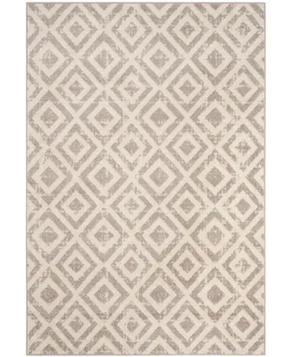 Safavieh Amsterdam AMS105 Ivory and Mauve 4' x 6' Outdoor Area Rug