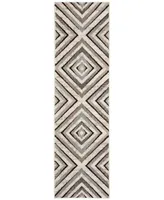 Safavieh Amsterdam Cream and Beige 2'3" x 8' Runner Outdoor Area Rug