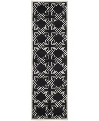 Safavieh Amherst AMT413 Anthracite and Ivory 2'3" x 7' Runner Area Rug