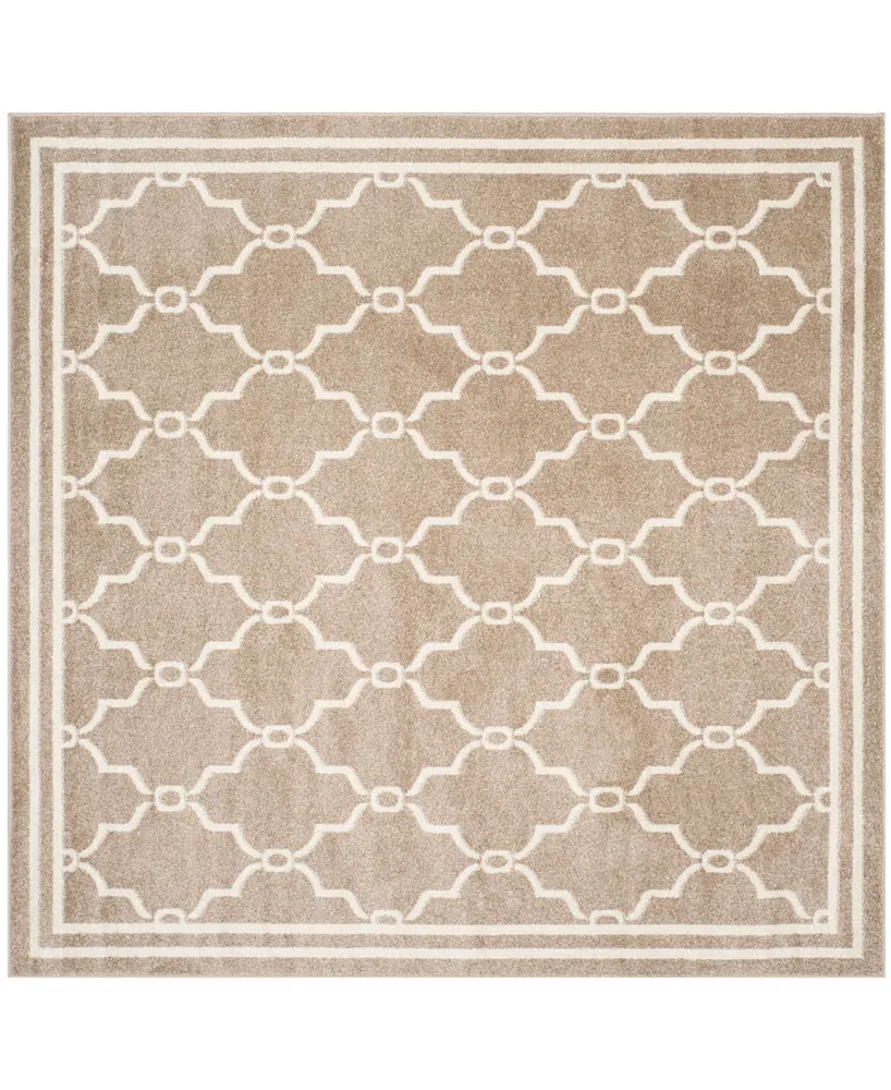 Safavieh Amherst AMT414 Wheat and Beige 7' x 7' Square Area Rug