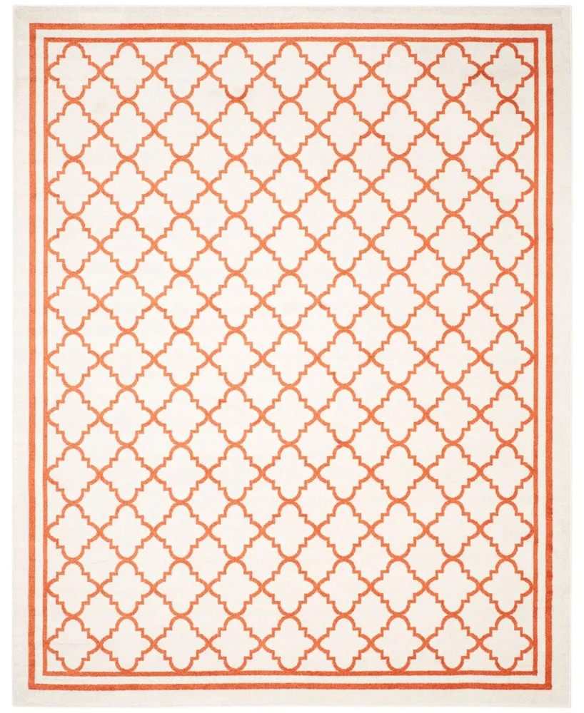 Safavieh Amherst AMT422 Beige and Orange 8' x 10' Area Rug