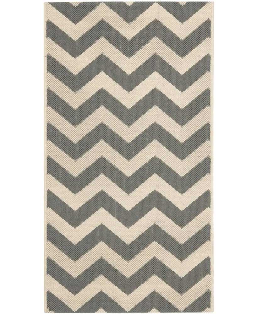 Safavieh Courtyard CY6244 Gray and Beige 2' x 3'7" Outdoor Area Rug