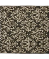 Safavieh Courtyard CY6930 and Creme 6'7" x 6'7" Square Outdoor Area Rug