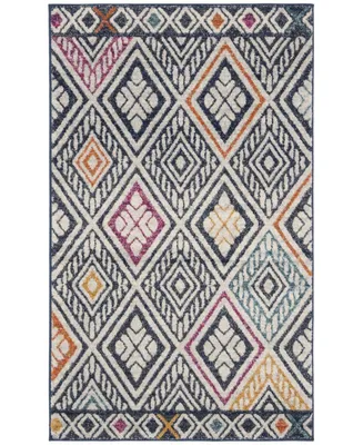 Safavieh Evoke EVK286 Navy and Ivory 3' x 5' Area Rug