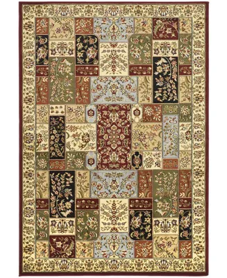 Safavieh Lyndhurst LNH318 Multi and Ivory 5'3" x 7'6" Area Rug