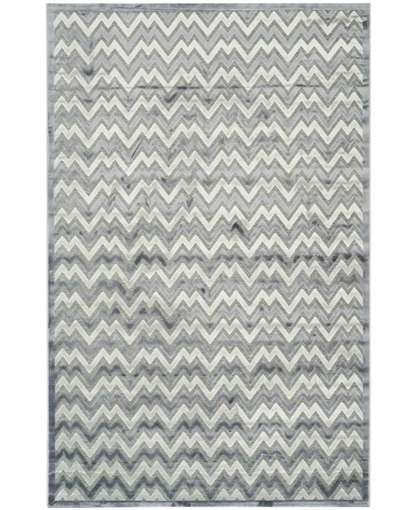 Safavieh Paradise PAR642 Light Gray and Dark Gray 5'1" x 7'6" Area Rug