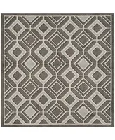 Safavieh Amherst AMT433 Gray and Light Gray 7' x 7' Square Area Rug