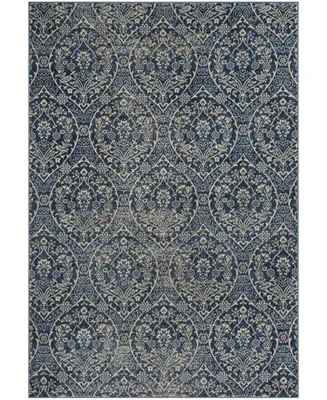 Safavieh Brentwood BNT860 Navy and Light Gray 5'3" x 7'6" Area Rug