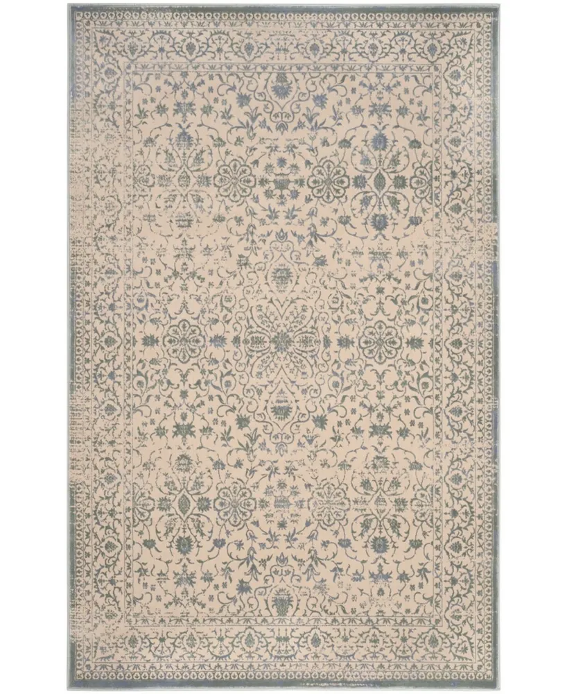 Safavieh Brilliance BRL504 Cream and Sage 5'1" x 7'6" Area Rug