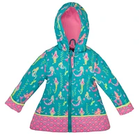 Stephen Joseph Toddler Girls All Over Print Raincoat