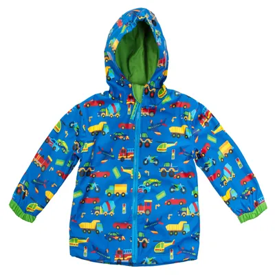 Stephen Joseph Toddler Boy Car Print Raincoat