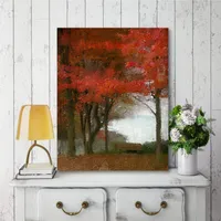 Courtside Market Maple Tree Walk Gallery-Wrapped Canvas Wall Art - 16" x 20"