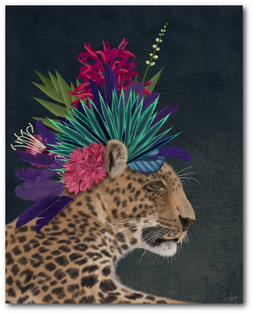 Courtside Market Hothouse Leopard Gallery-Wrapped Canvas Wall Art - 18" x 24"