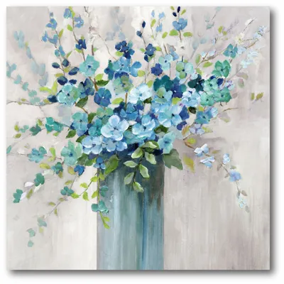 Courtside Market Sea Isle Wildflowers Gallery-Wrapped Canvas Wall Art - 16" x 16"