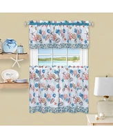 Achim Coastal Tier & Valance Set, 58" x 36"