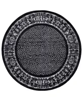 Safavieh Adirondack Silver and 4' x 4' Round Area Rug