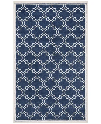 Safavieh Amherst AMT412 Navy and Ivory 10' x 14' Area Rug