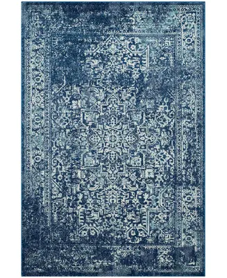 Safavieh Evoke EVK256 Navy and Ivory 10' x 14' Area Rug