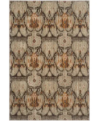 Safavieh Infinity INF553 Green and Brown 9' x 12' Area Rug