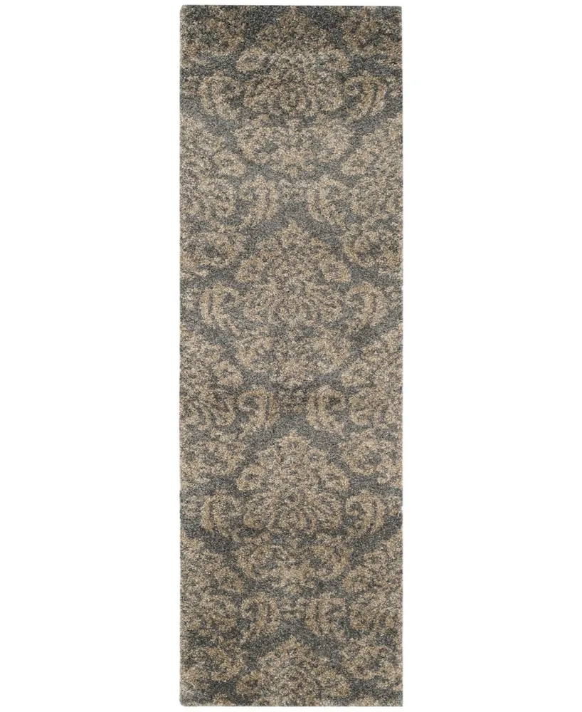 Safavieh Florida Shag SG460 2'3" x 7' Runner Area Rug